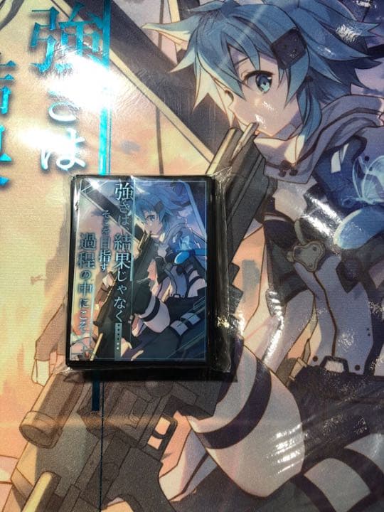 SAO  シノン   光るプレイマット　&  光るスリーブ