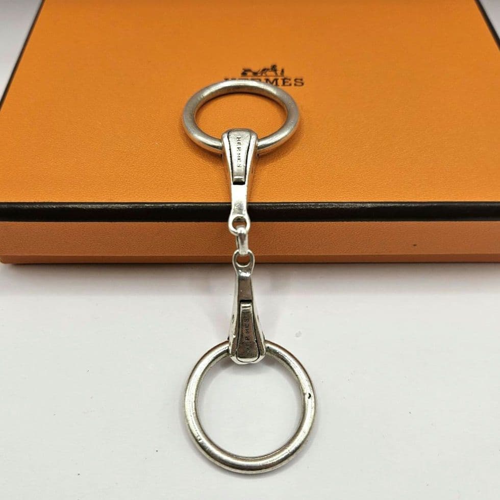 【Vintage】HERMES ホースビット キーリング