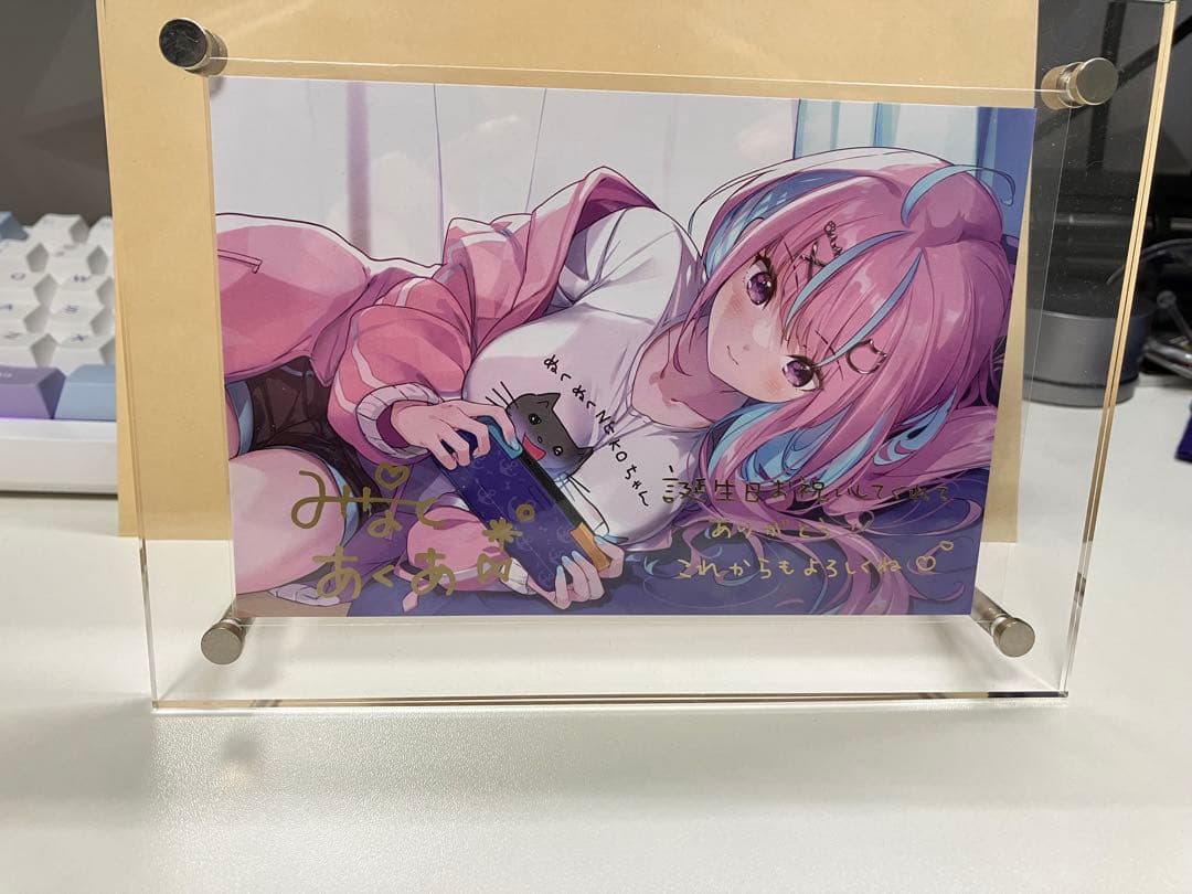 湊あくあ 直筆サイン 4点セット