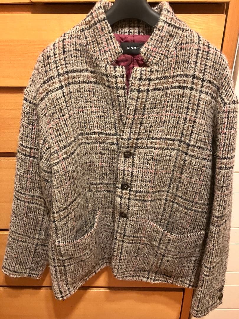 SINME パデットジャケット　ピンク