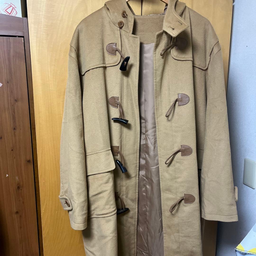 【最高級】カシミヤ100% ダッフルコート ベージュ L オーバーサイズ