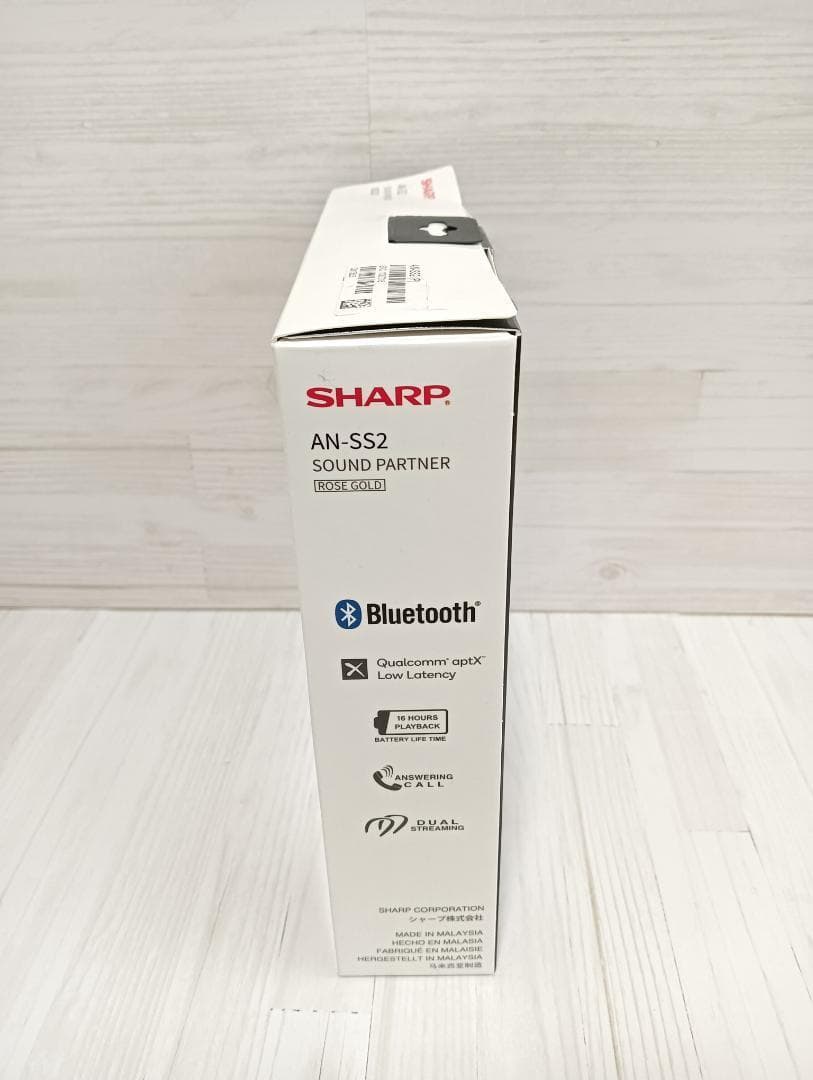 【未使用】SHARP AN-SS2 ネックスピーカー ローズゴールド