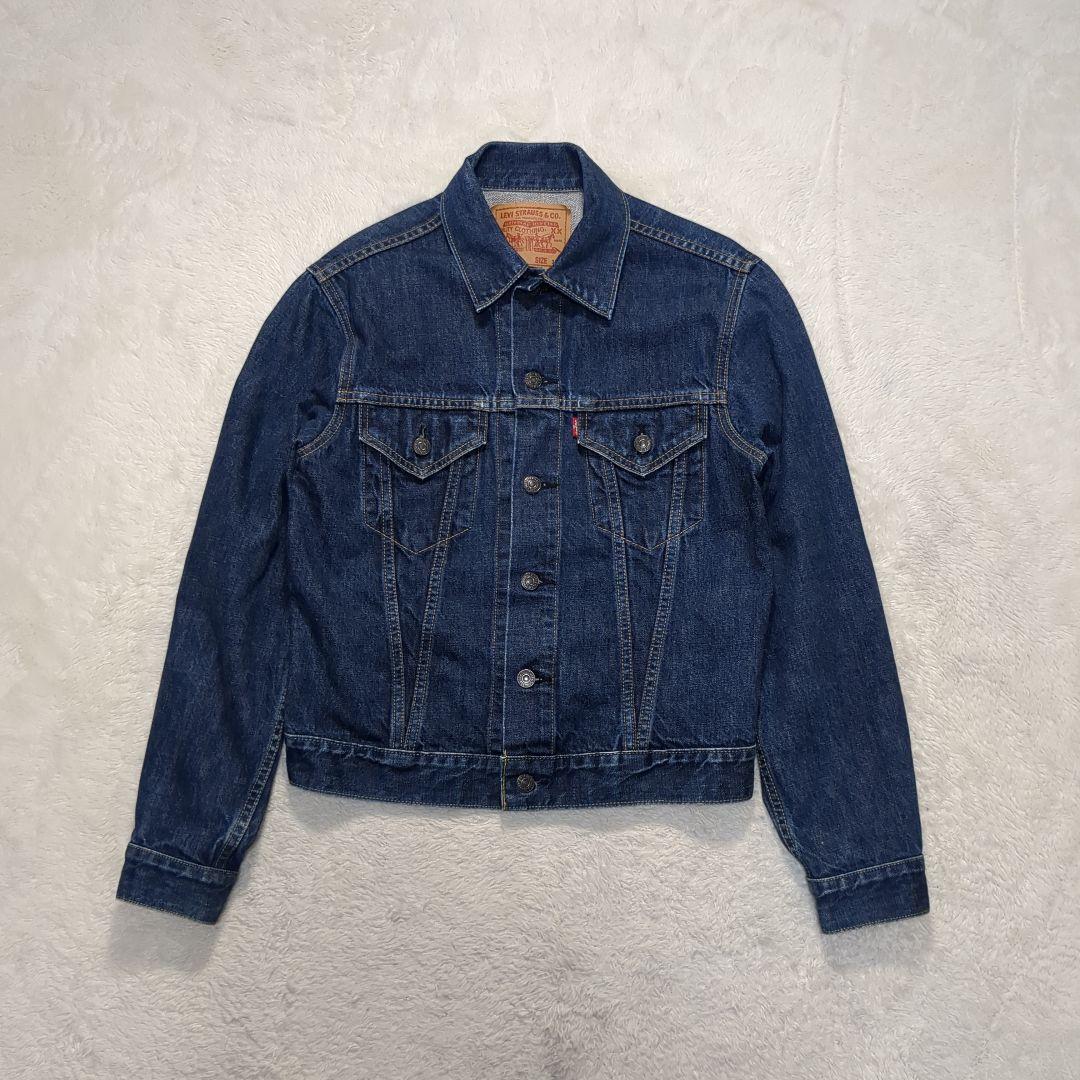 ✨90s！ビッグE！濃紺✨LEVI'S 71557 38 日本製 デニムJKT