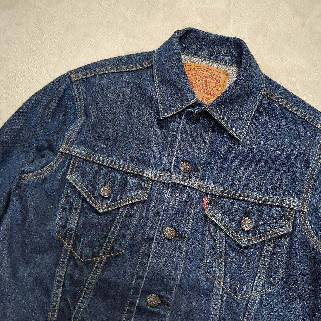 ✨90s！ビッグE！濃紺✨LEVI'S 71557 38 日本製 デニムJKT