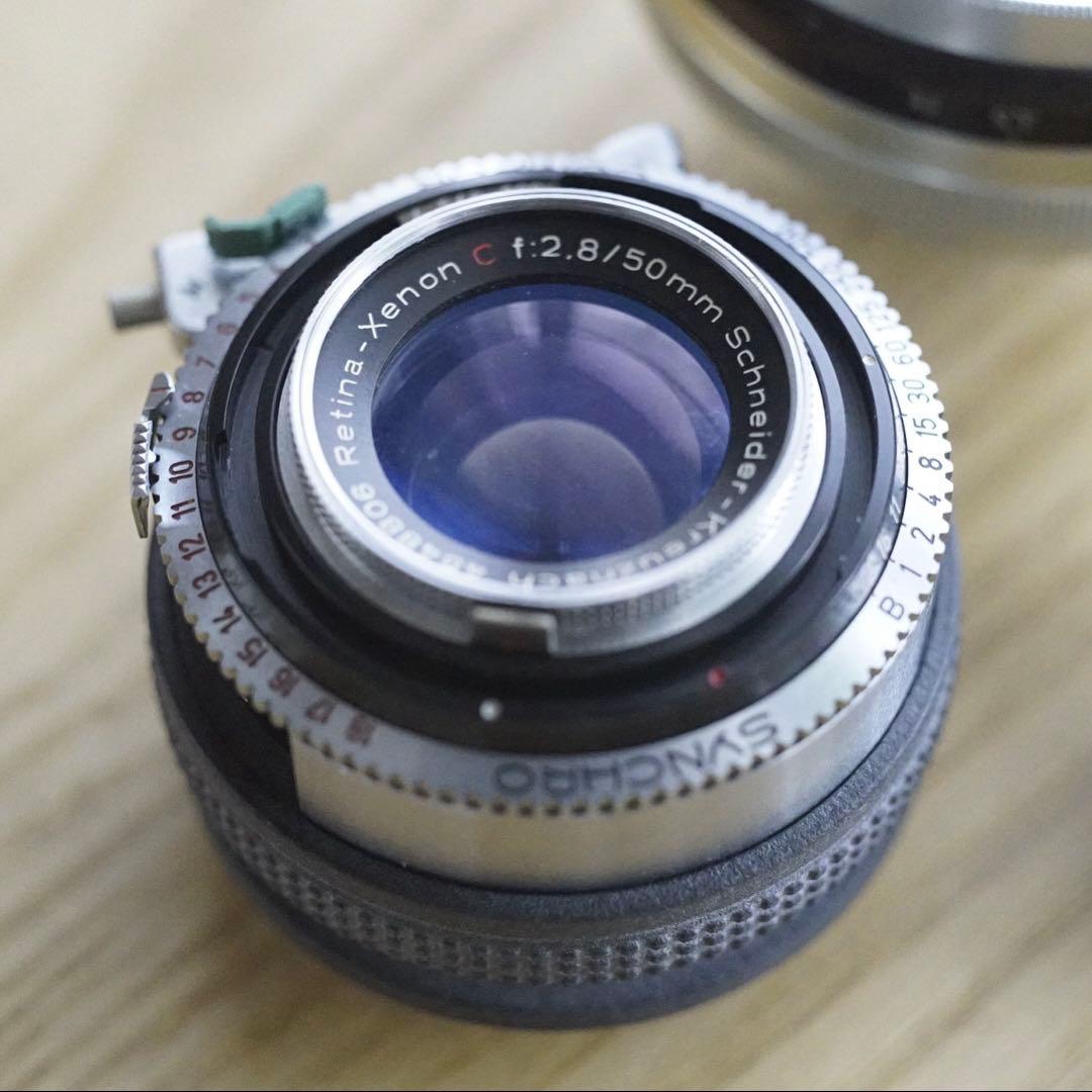 KODAK RETINA IIC Leica-M マウント、Xenonレンズ3本