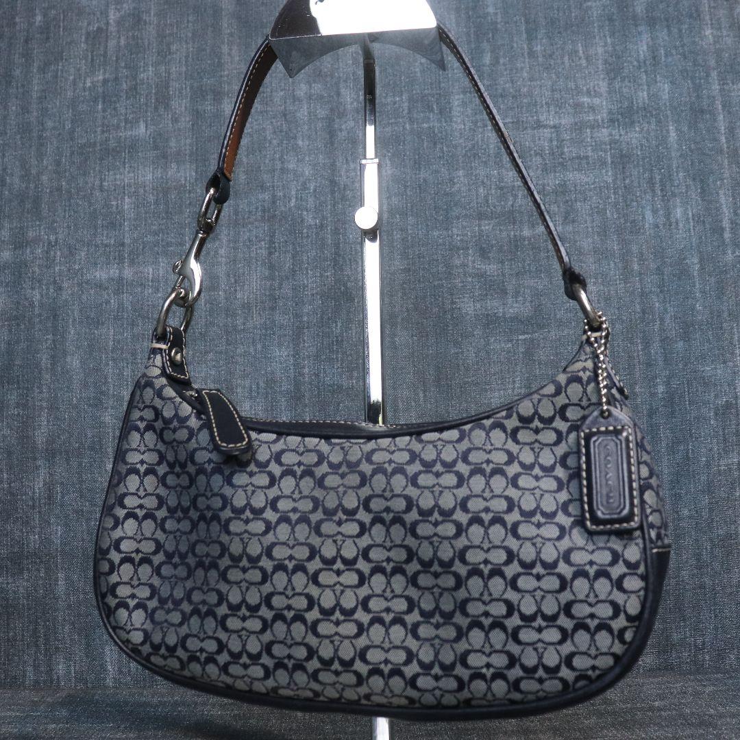 バッグ Coach accessory bag Navy signature