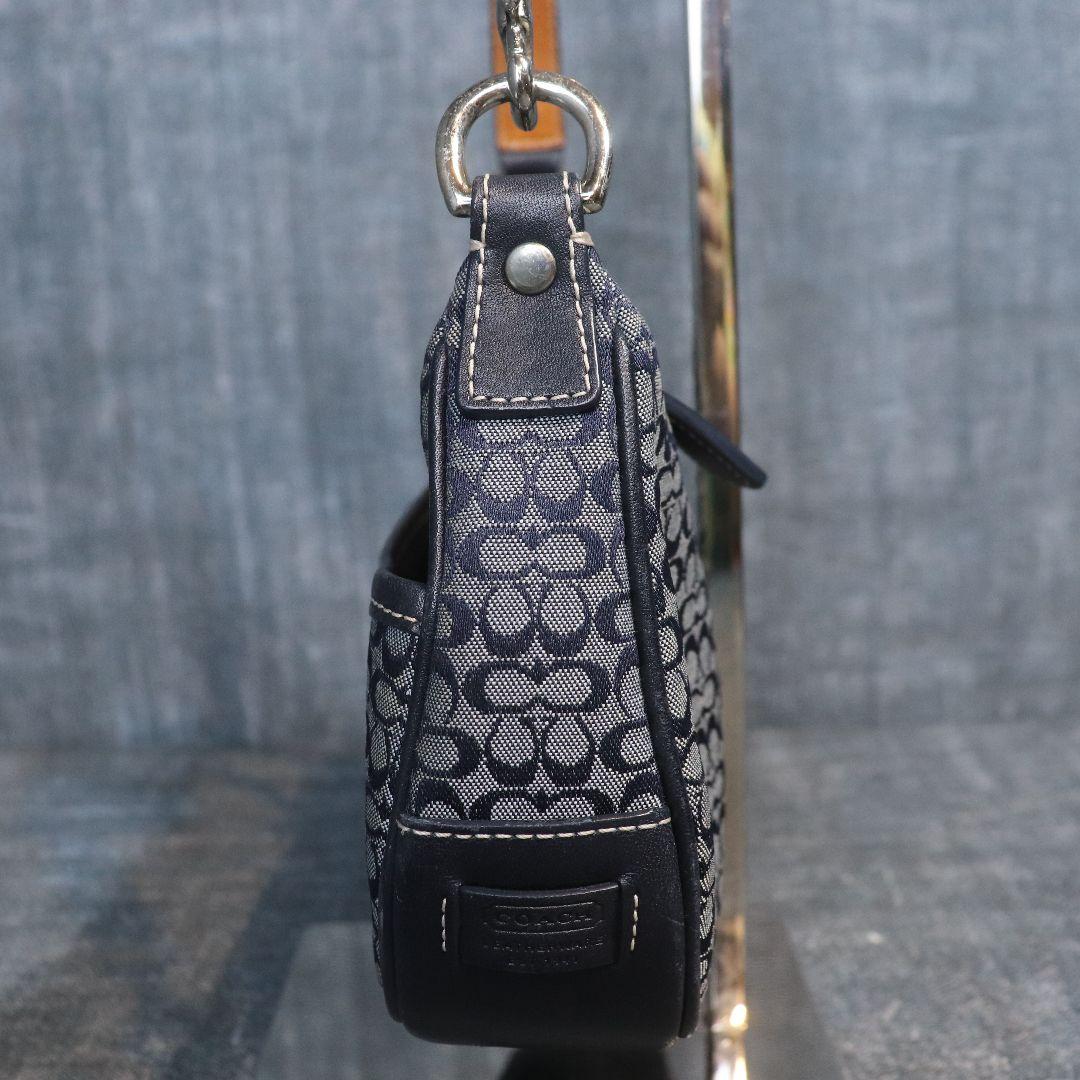 バッグ Coach accessory bag Navy signature