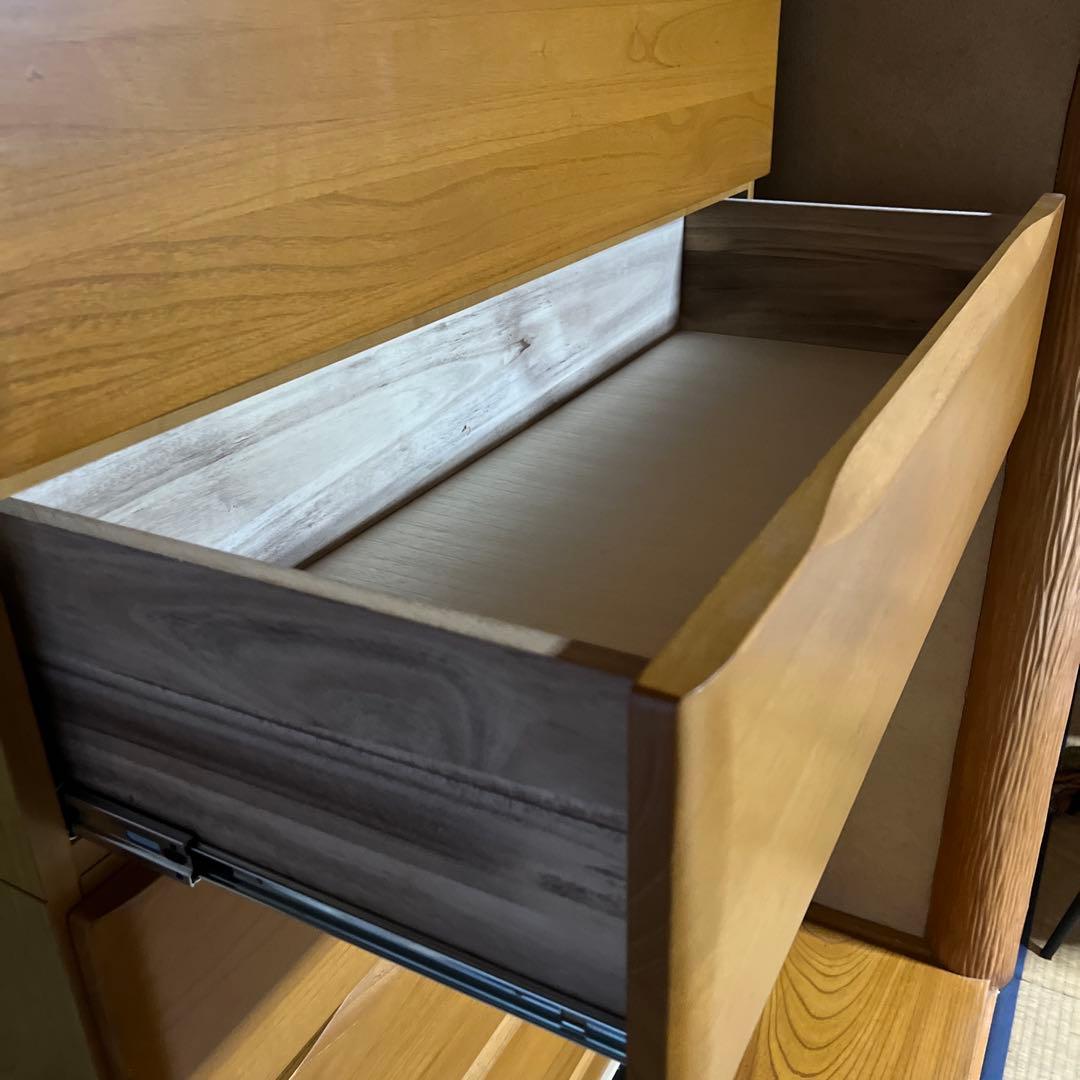 【dolphinさん専用】ナチュラルウッド 6段チェスト