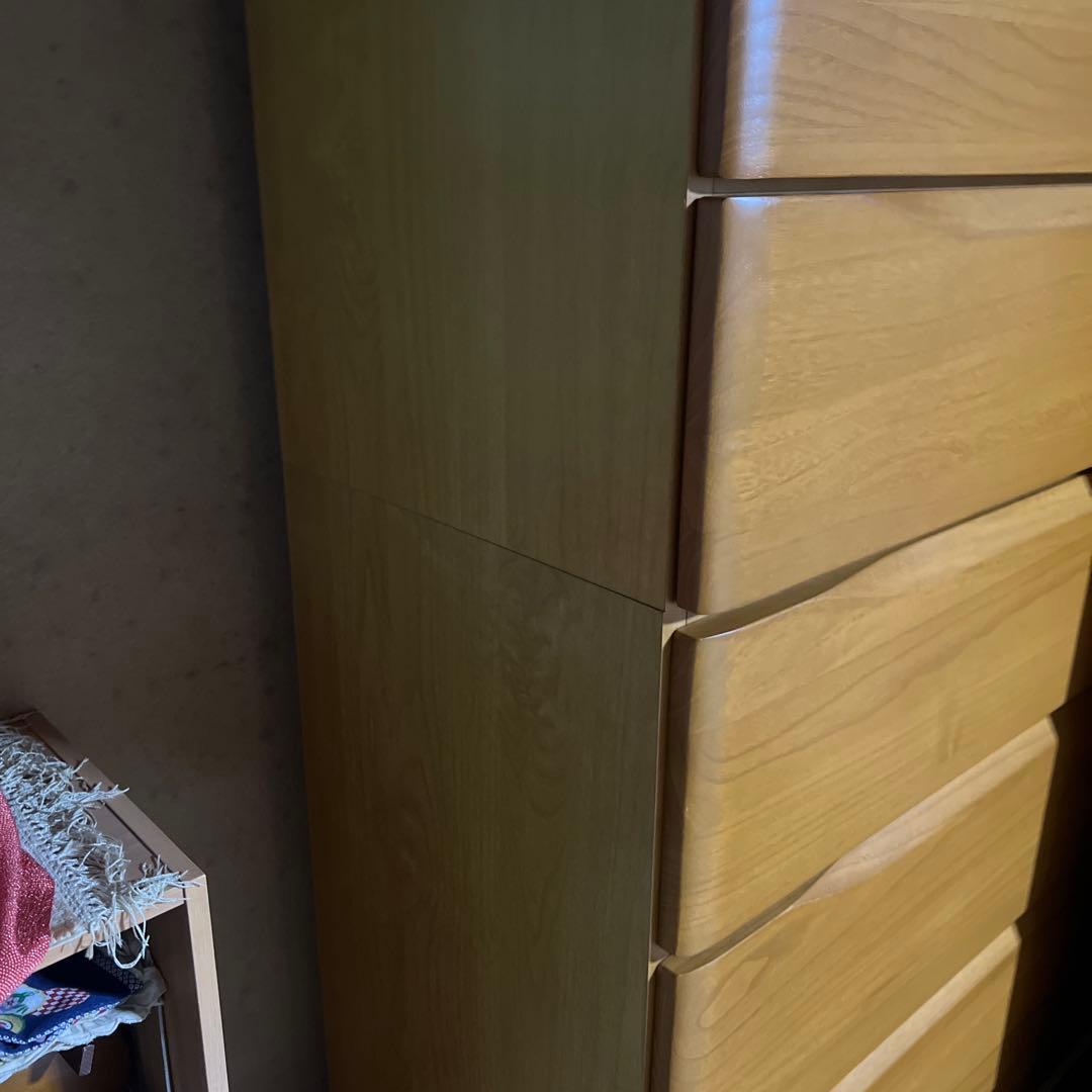 【dolphinさん専用】ナチュラルウッド 6段チェスト