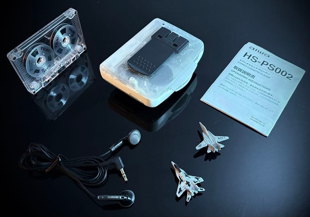 カセットウォークマン AIWA PS002 白色 「整備済み、完動美品」