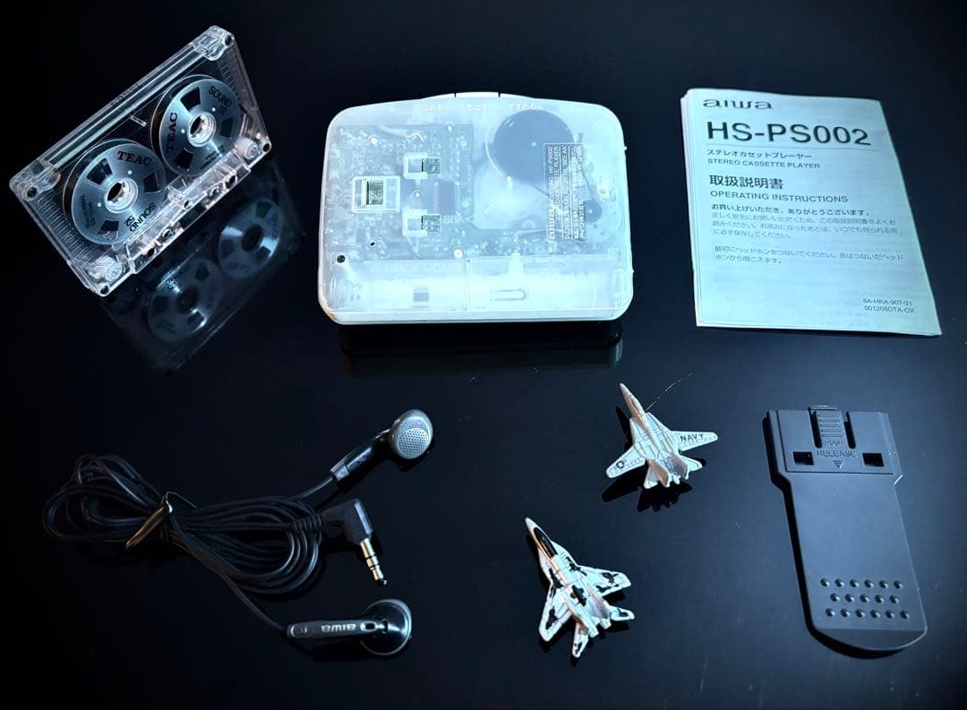 カセットウォークマン AIWA PS002 白色 「整備済み、完動美品」