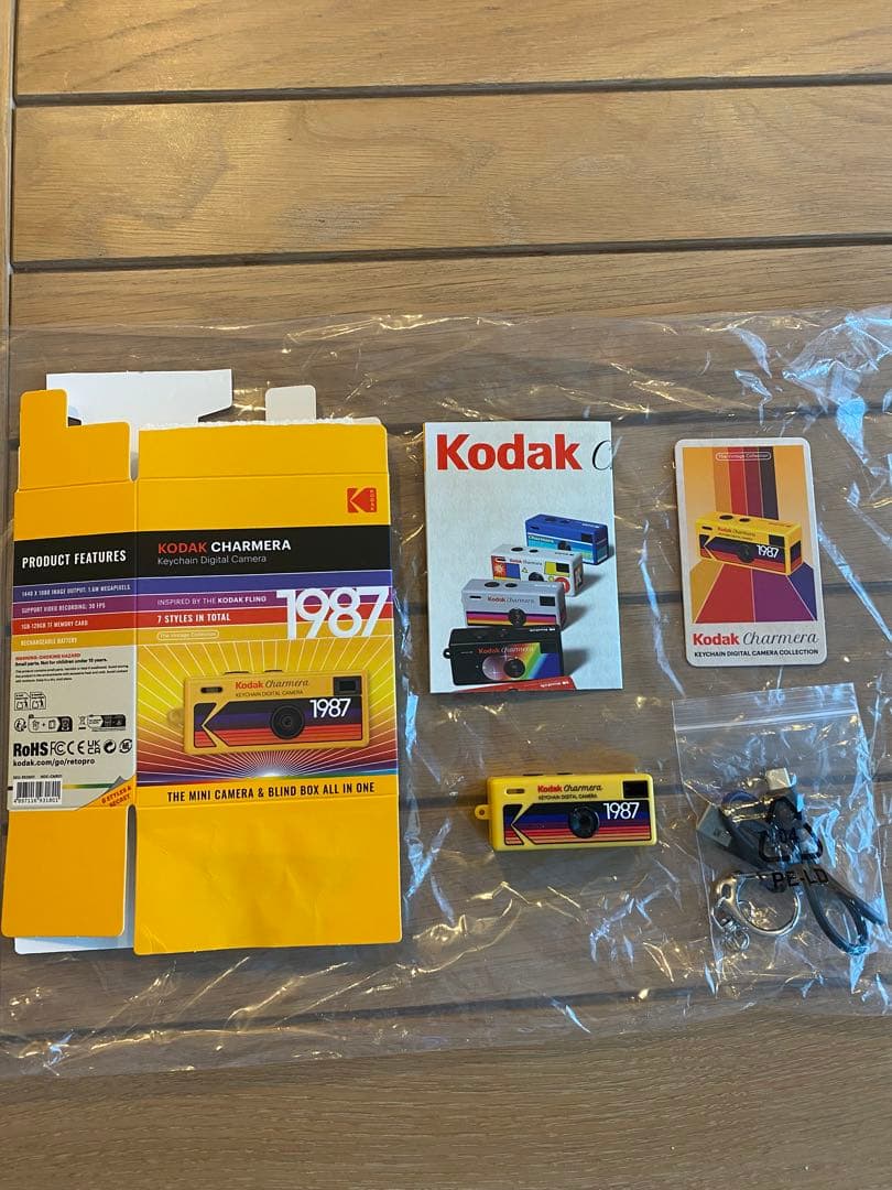 Kodak Charmera チャーメラ1987年キーチェーンカメラ イエロー