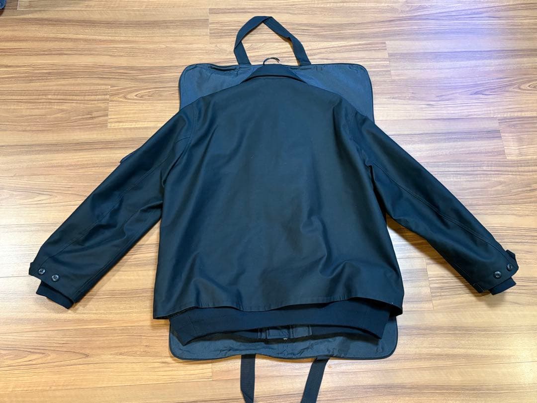 sacai WTAPS Cotton Back Satin Jacket 黒4