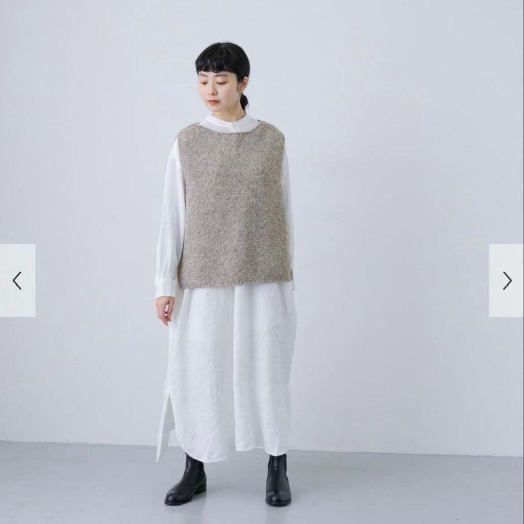 値下げ　かぐれ　ペルーニットベスト　アーバンリサーチドアーズ GRAY