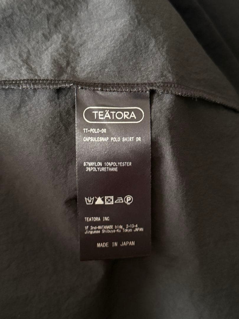 トップス TEATORA CAPSULESNAP POLO DR