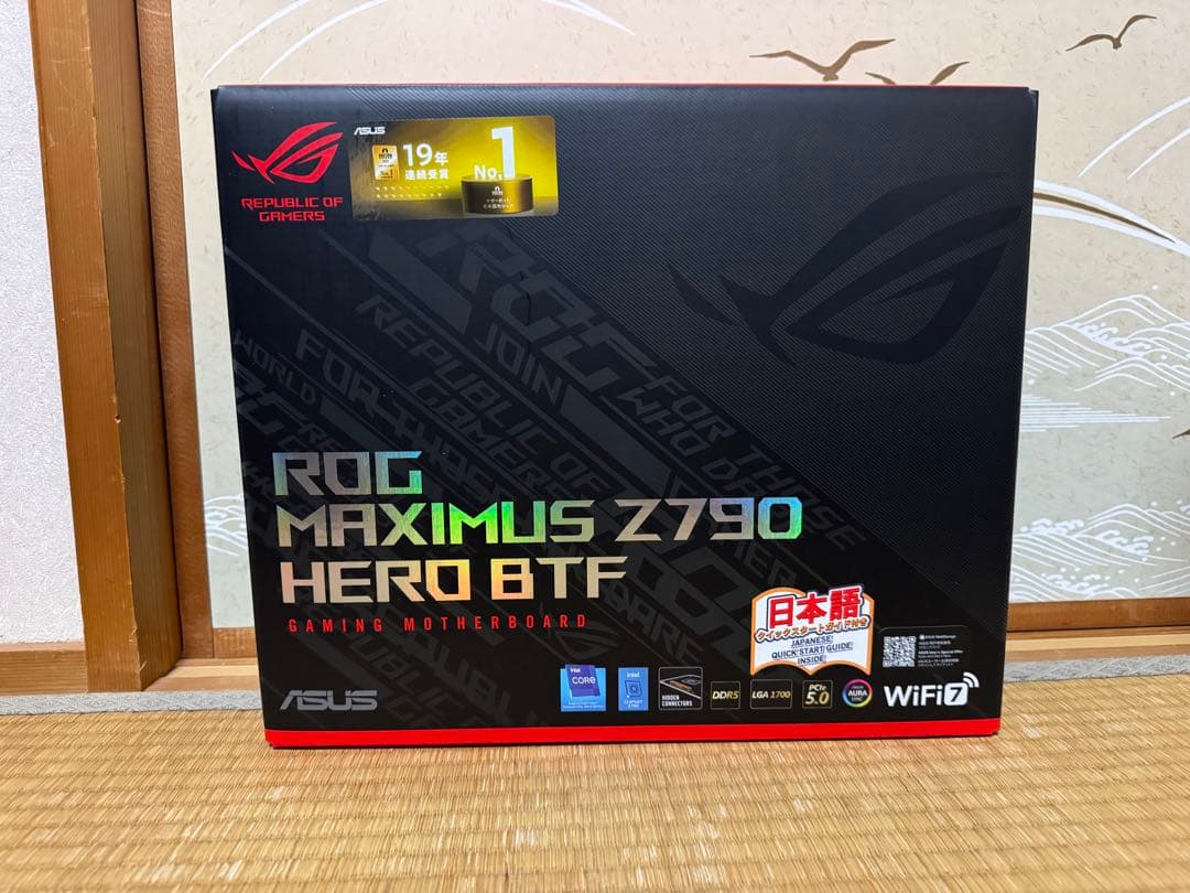 新品未開封品 ASUS ROG MAXIMUS Z790 HERO BTF