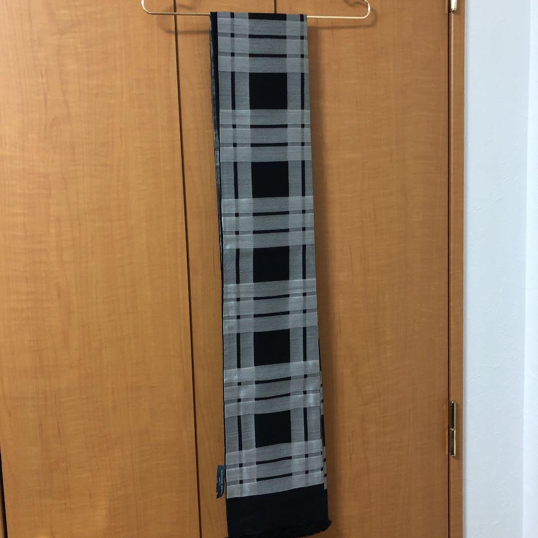 アレキサンダーマックイーン　ウールシルク　チェック　ストール