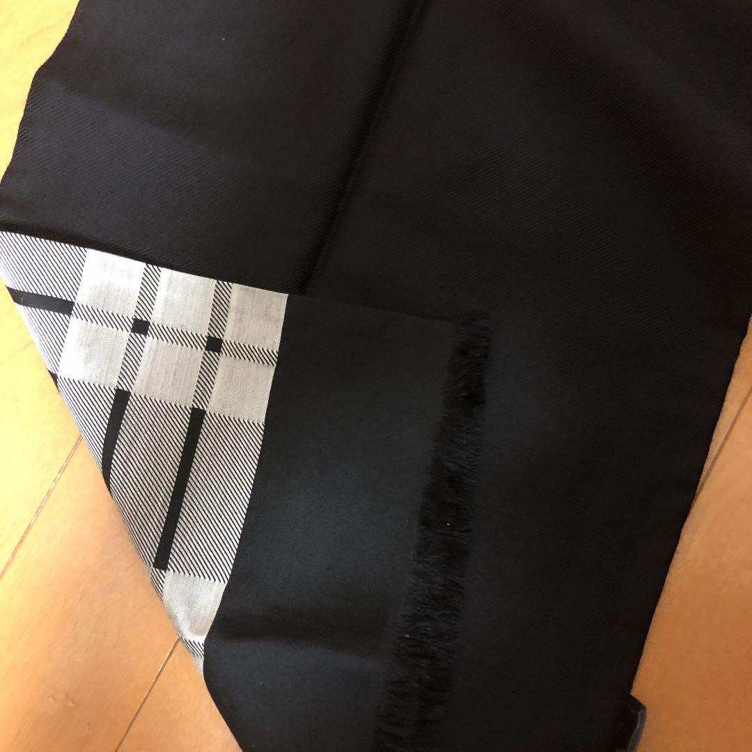 アレキサンダーマックイーン　ウールシルク　チェック　ストール