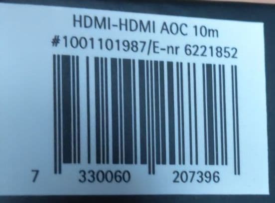 映像用ケーブル SUPRA HDMI2.0AOC