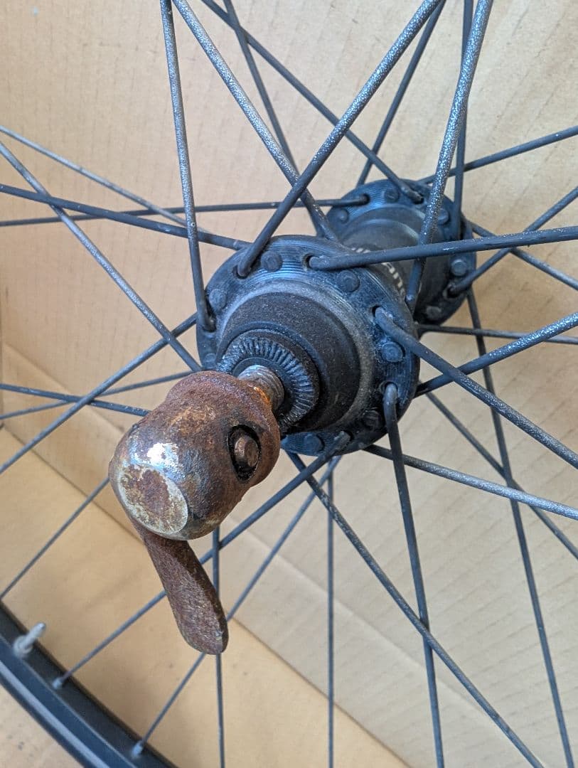 ビアンキ取り外し/クロスバイク用700Cホイール前後セット