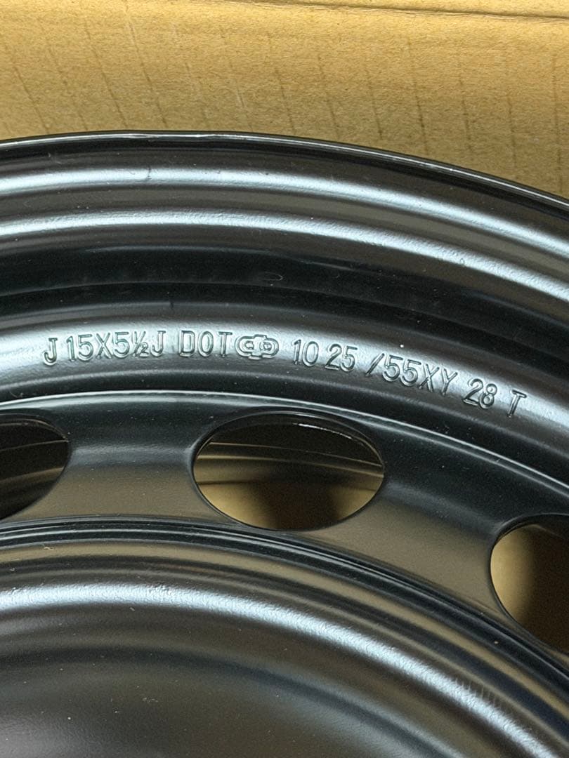 B*読様 15インチ スチールホイール 4個セット