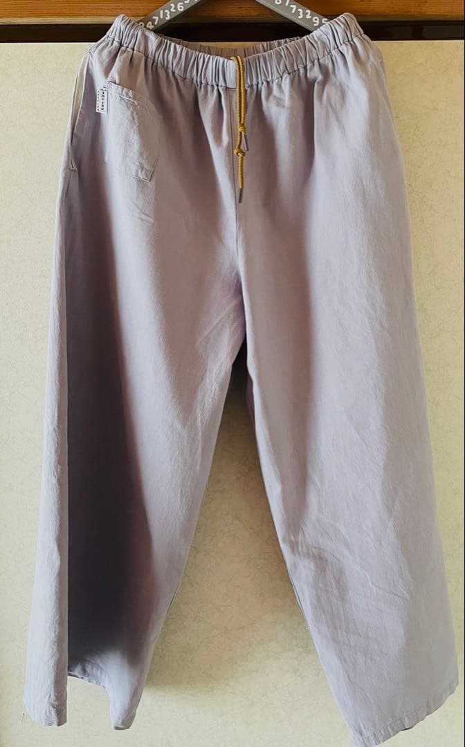 SOU.SOU 伊勢木綿 20/20 広形（ひろなりもんぺ淡藤鼠（うすふじねず）