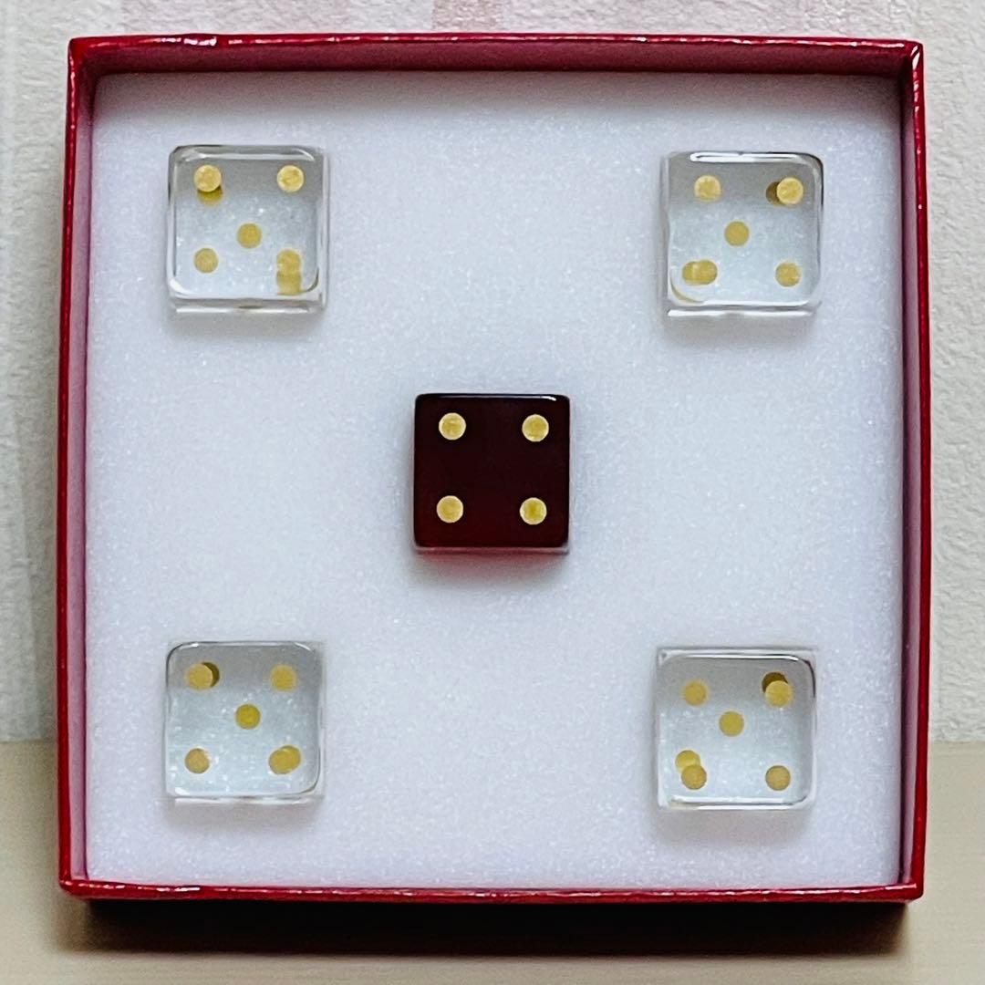 Baccarat バカラ サイコロ ダイス フィギュリン 置物 クリスタル