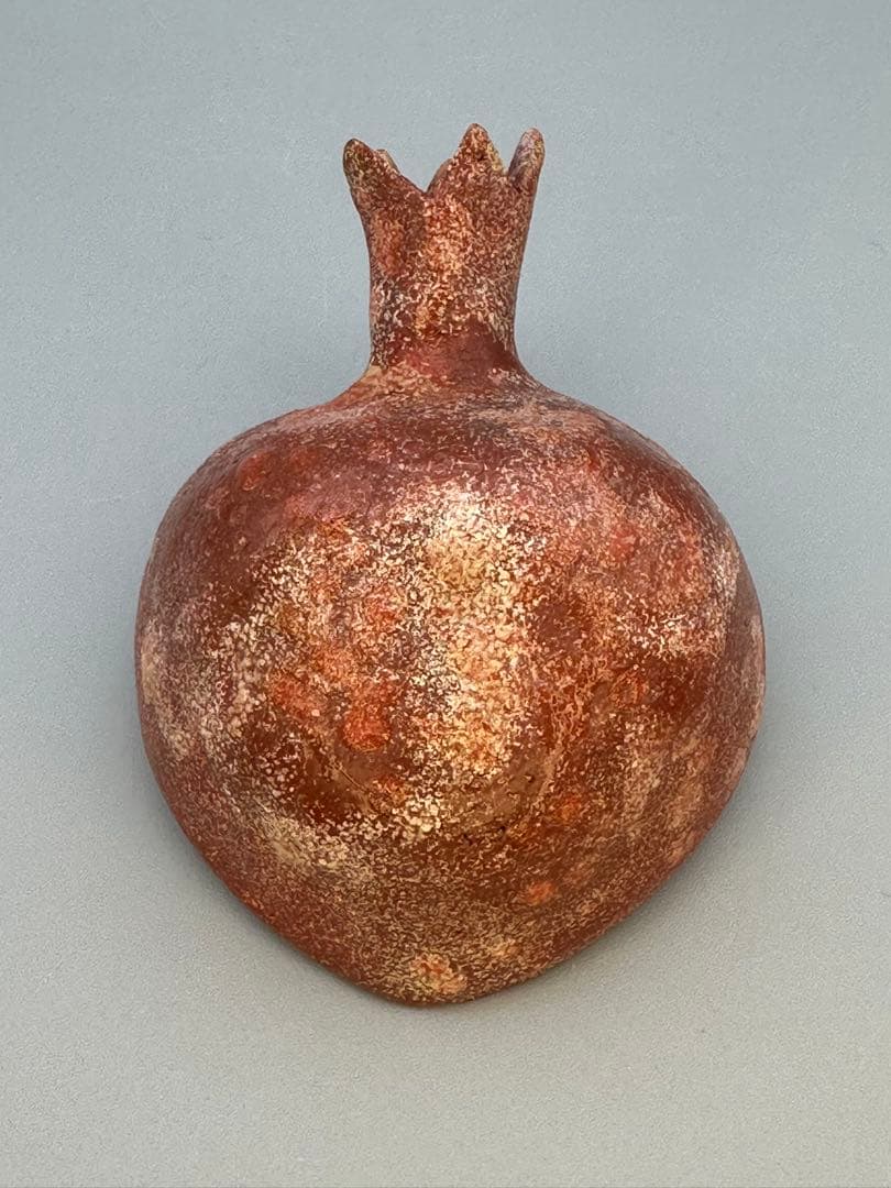 茶道具　香合　川岸充雅　乾漆柘榴