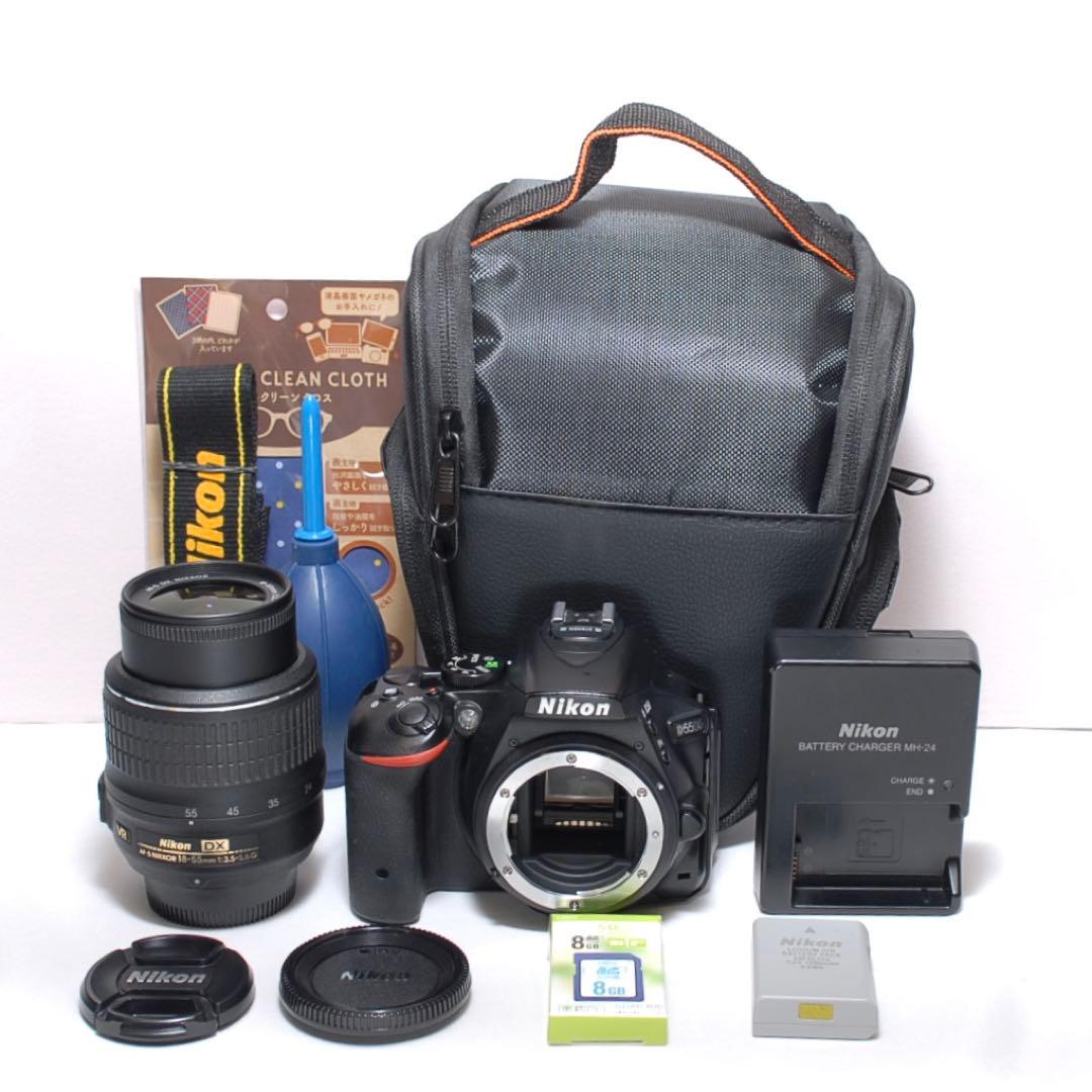 スマホ卒業✨Nikon D5500 シングルレンズ✨簡単操作✨一眼レフデビューに