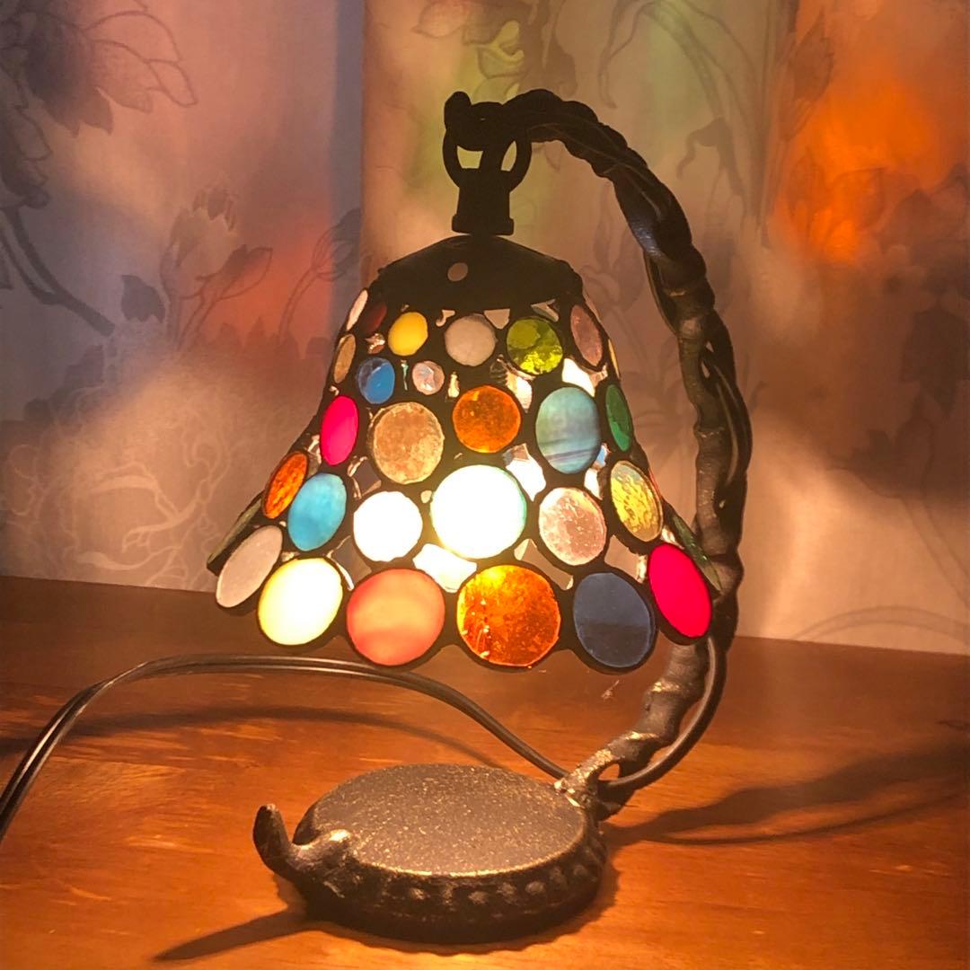 ステンドグラス♦︎カラフルミニランプ