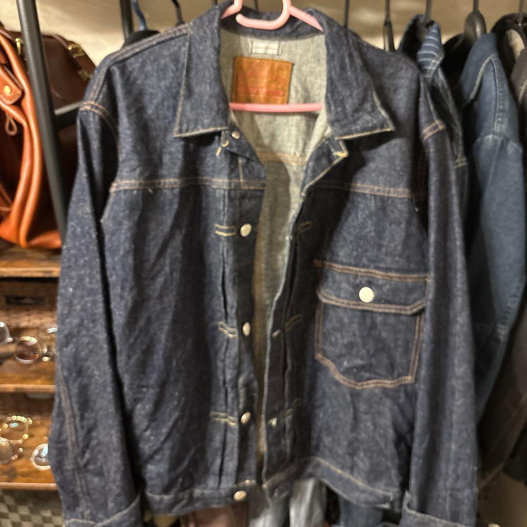 DUCK DIGGER 2001 W42L ダークデニムジャケット　ウエアハウス