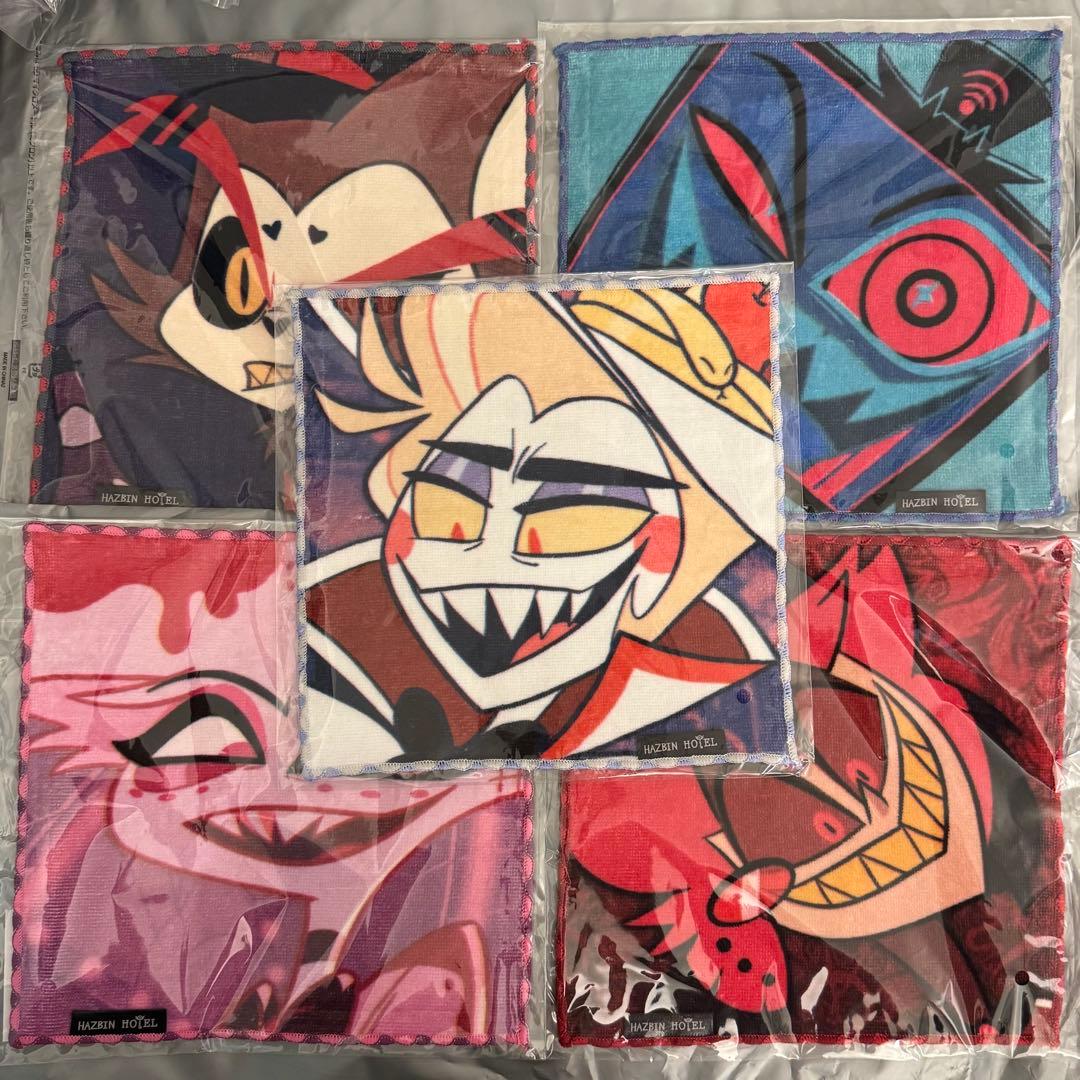 ハズビンホテル ファニーフェイスなハンドタオル　バラ売り可