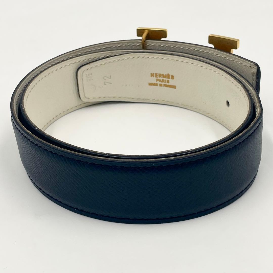 エルメスHERMES コンスタンス レザーベルトH字型バックル サイズ72箱付き