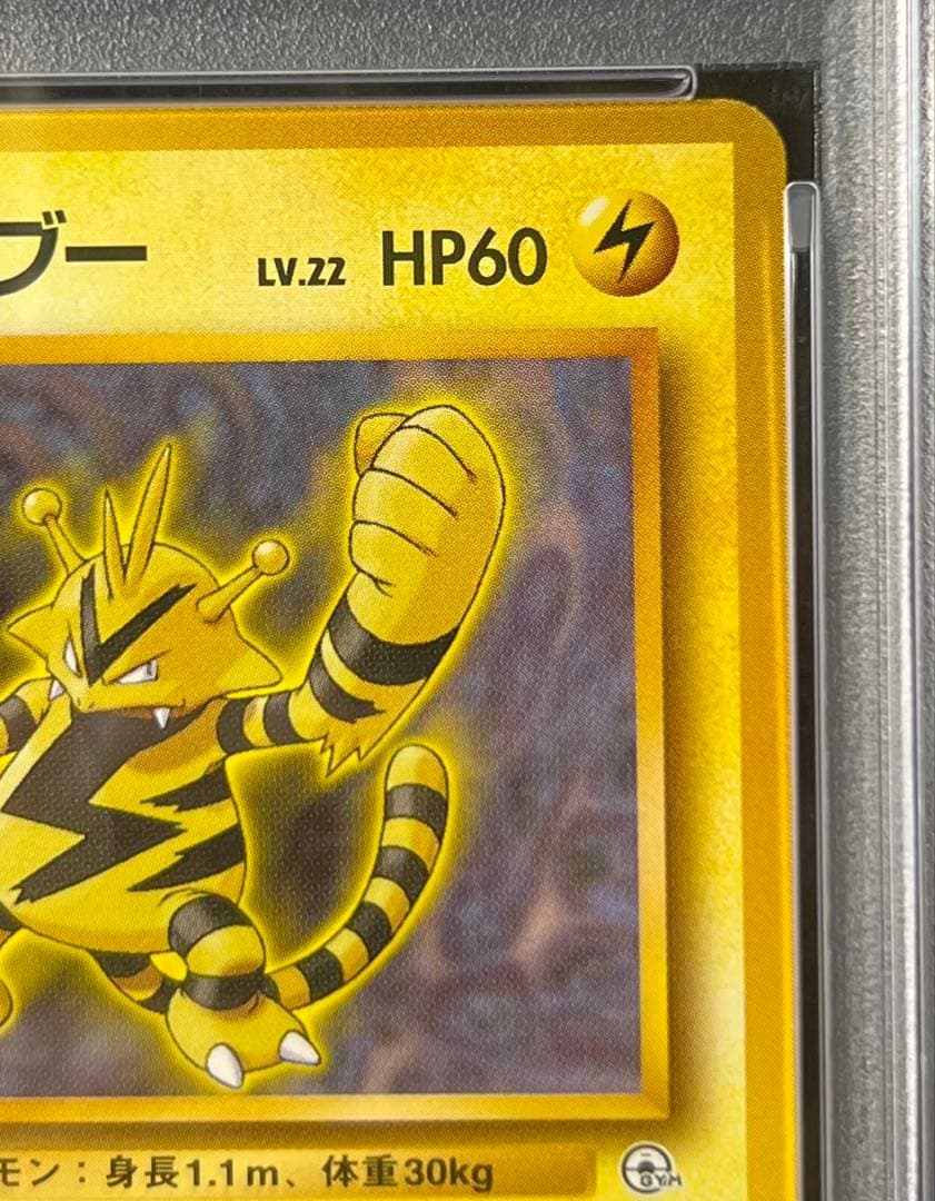 【PSA9】マチスのエレブー Ｎo.125 LV.22 HP60 旧裏