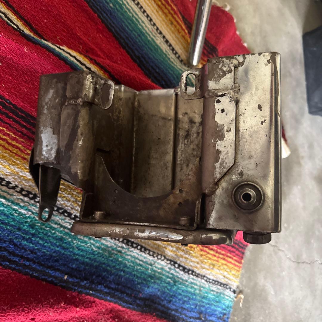 ハーレー　ビンテージ　ホースシュー　純正オイルタンク