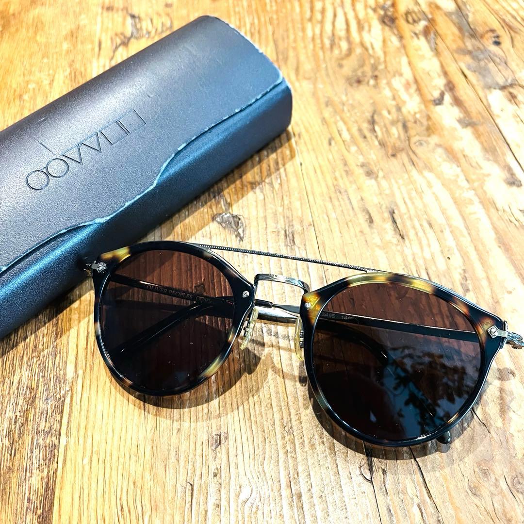 【極美品】希少！ オリバーピープルズ Remick 鼈甲 サングラス 眼鏡