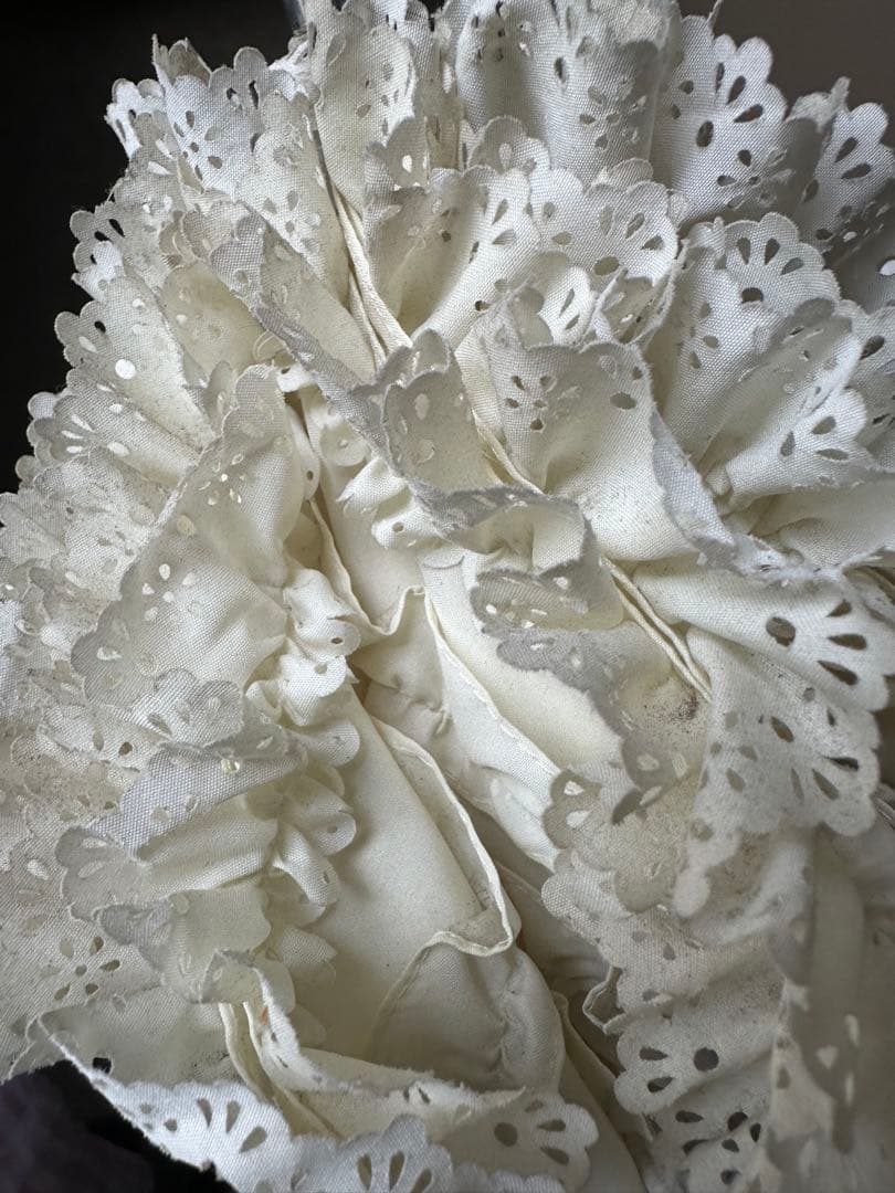 アンジェリックプリティ　ロリィタ　フリル日傘　リボン付き　ホワイト