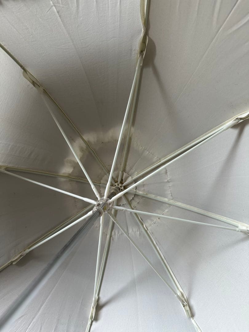 アンジェリックプリティ　ロリィタ　フリル日傘　リボン付き　ホワイト