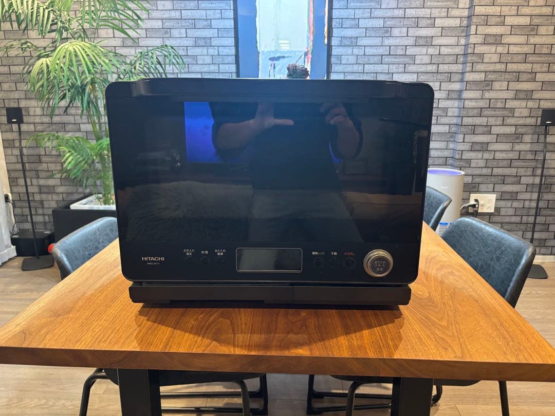 ち*円様 日立 ブラック電子レンジ MR-PW1Y 1450W