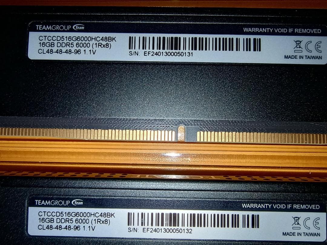 メモリー TEAM T-CREATE DDR5 6000MHz 32GB (2x16GB)