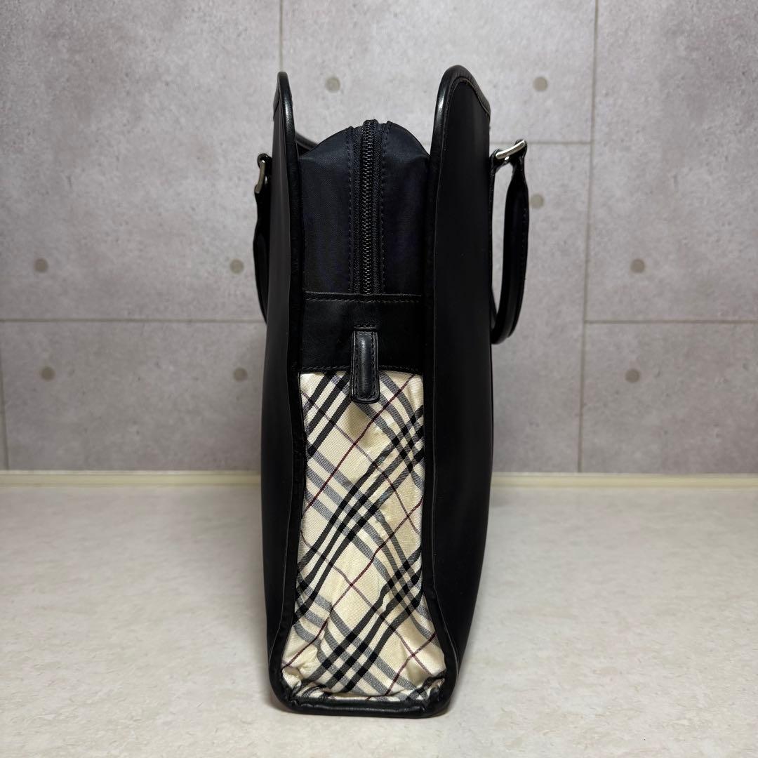BURBERRY BLACK LABEL ノバチェック ビジネスバッグ