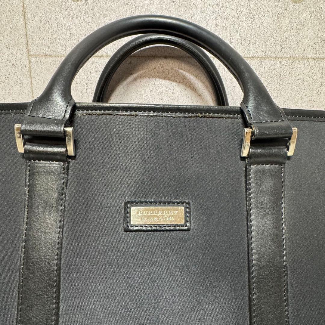 BURBERRY BLACK LABEL ノバチェック ビジネスバッグ