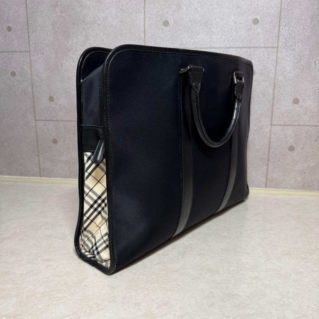 BURBERRY BLACK LABEL ノバチェック ビジネスバッグ