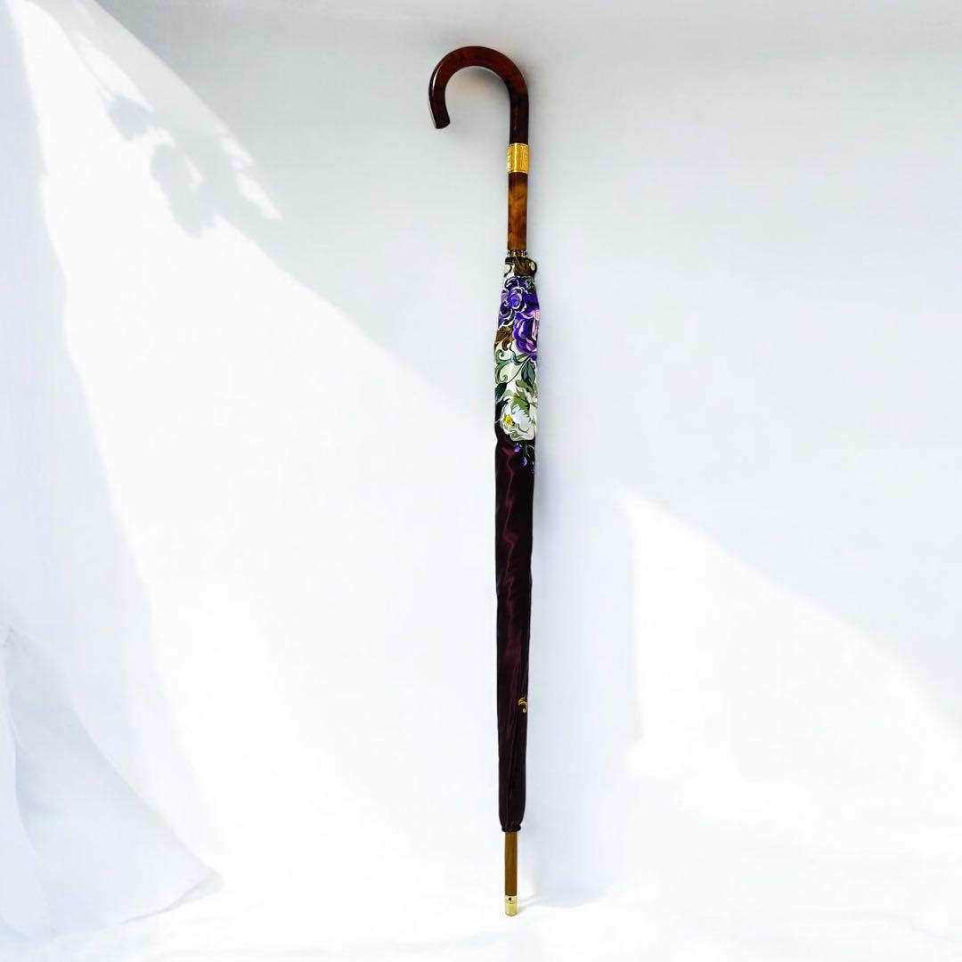 【極美品】【希少廃盤品】BALENCIAGA 高級花柄傘 日傘 正規品