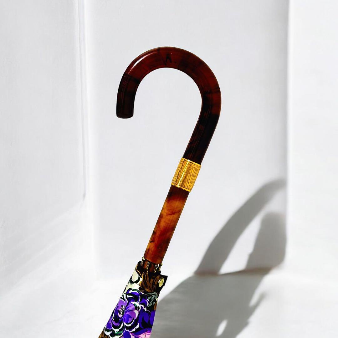 【極美品】【希少廃盤品】BALENCIAGA 高級花柄傘 日傘 正規品