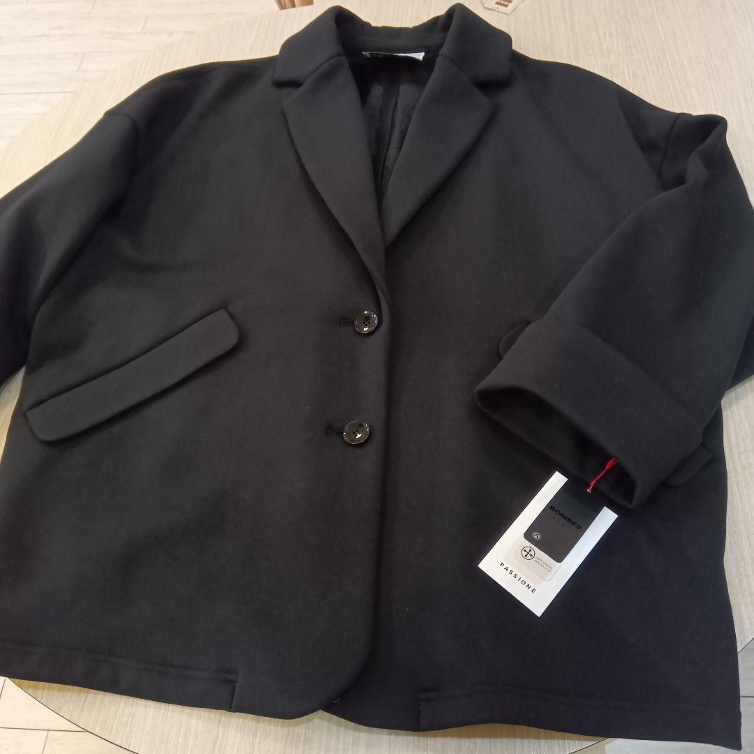 新品タグ付 パシオーネ カフネ ボンバーヒート ジャケット ブラック フリー
