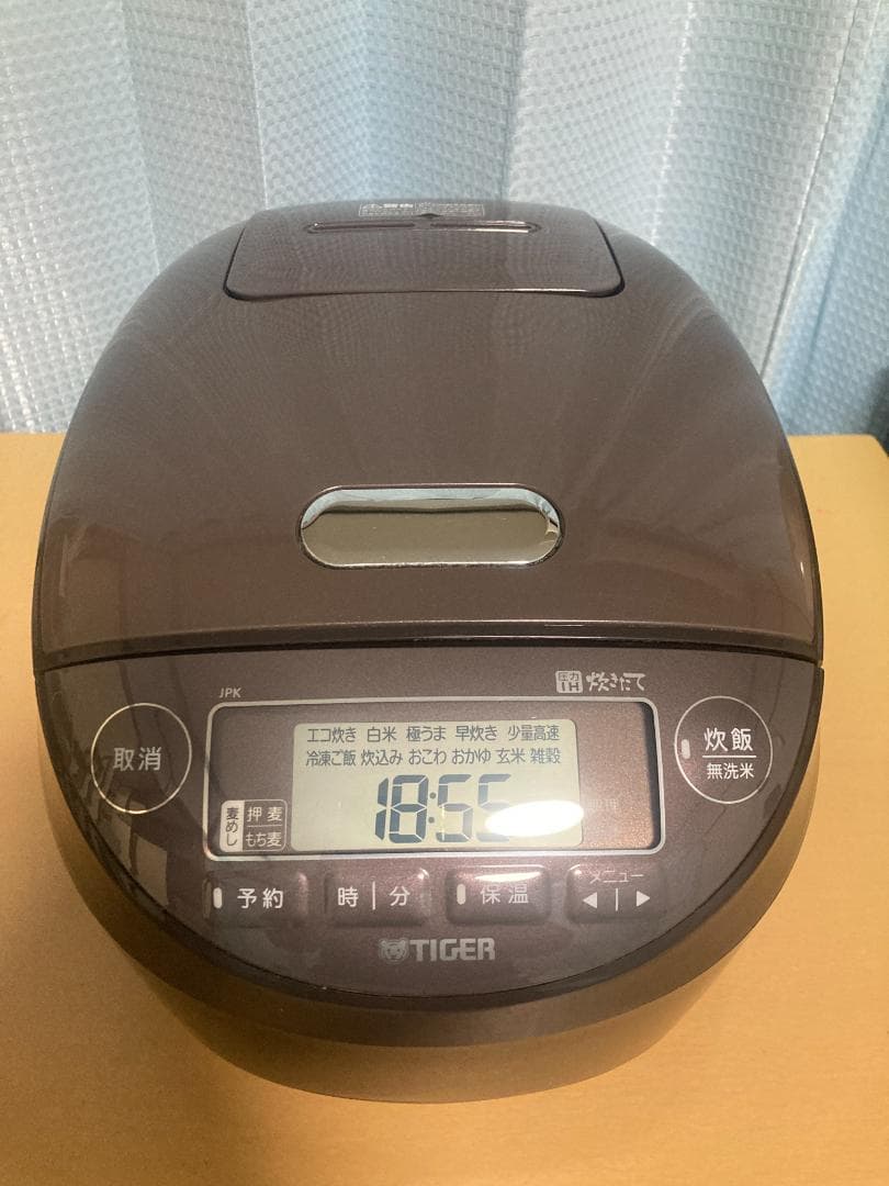 JPK-B100 TIGER タイガー 圧力 IH炊飯器 ジャー20年製5合炊き