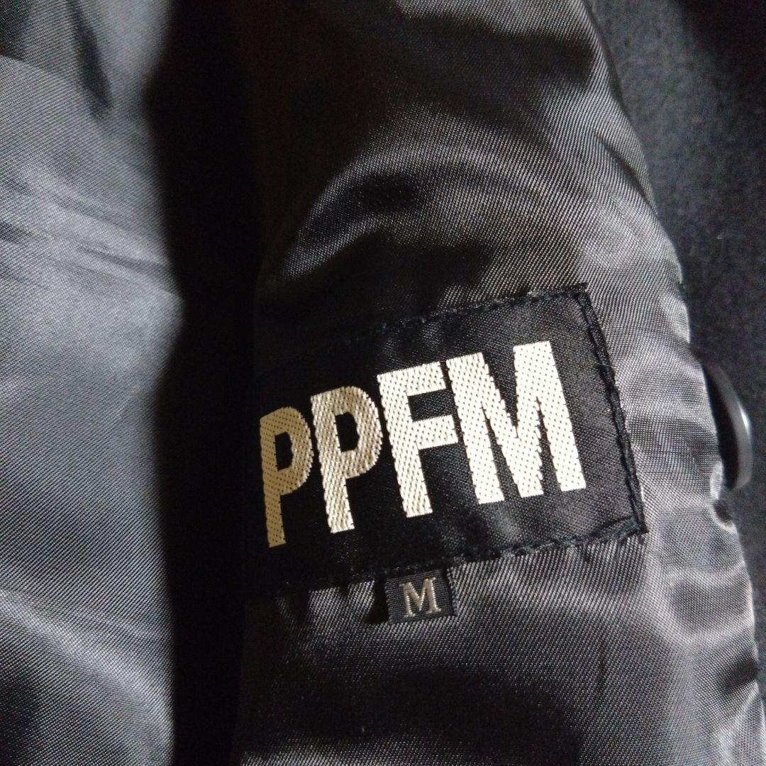 PPFM　Pコート　黒　M　綺麗　ウール　替えボタンあり　00's　y2k