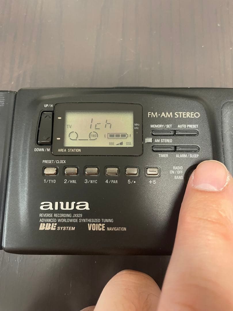 aiwaカセットレコーダーHS-JX929 現状品 動作確認済み