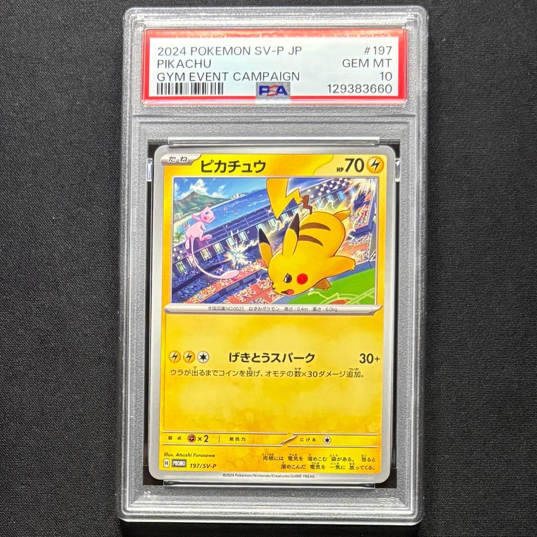 【PSA10 連番】 ピカチュウプロモ げきとうスパーク　2023 & 2024